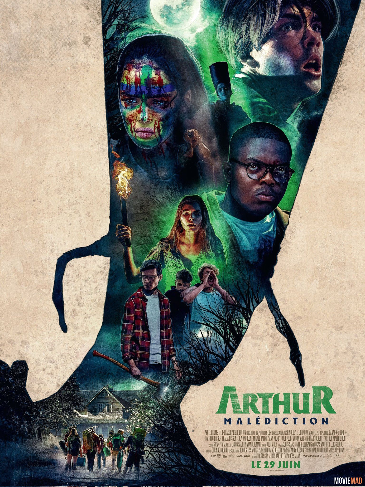 Arthur, Malediction (2022) Hindi (Voice Over) Dubbed CAMRip Full Movie 720p 480p