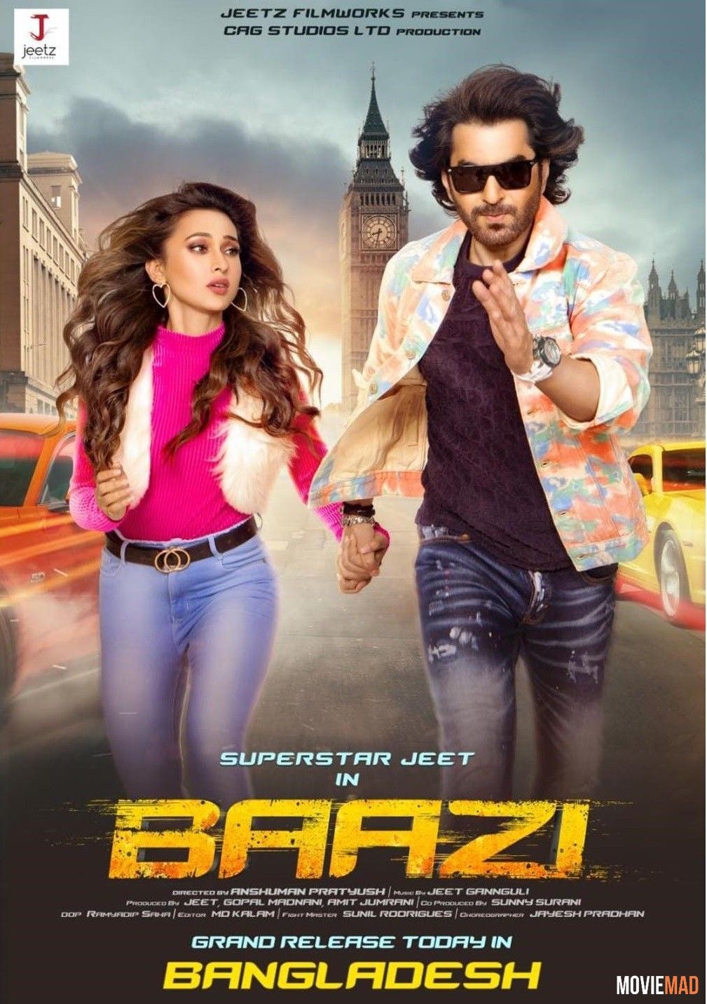 Baazi 2021 Bengali ZEE5 HDRip Full Movie 720p 480p