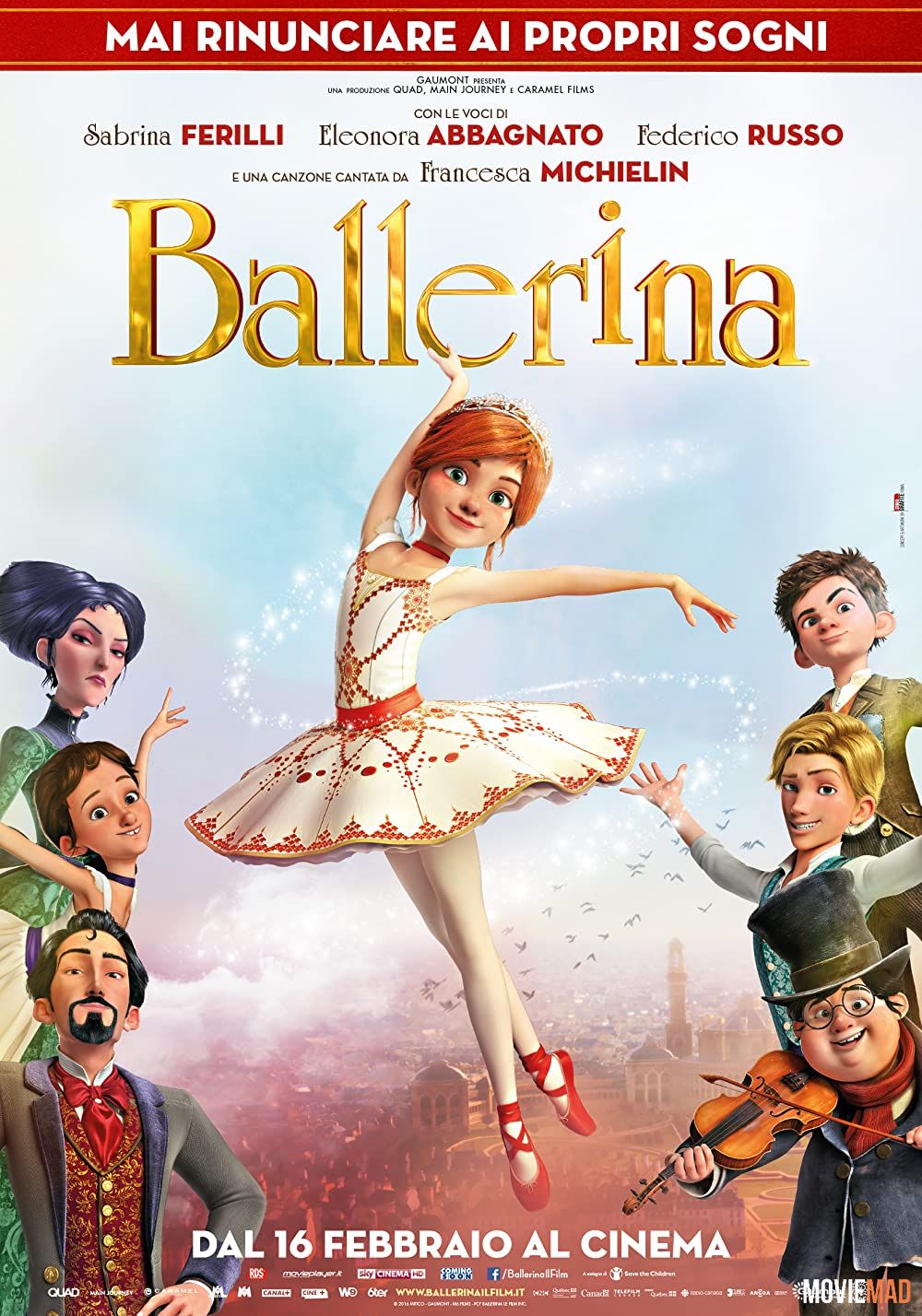 Ballerina 2016 Hindi Dubbed ORG BluRay Full Movie 720p 480p