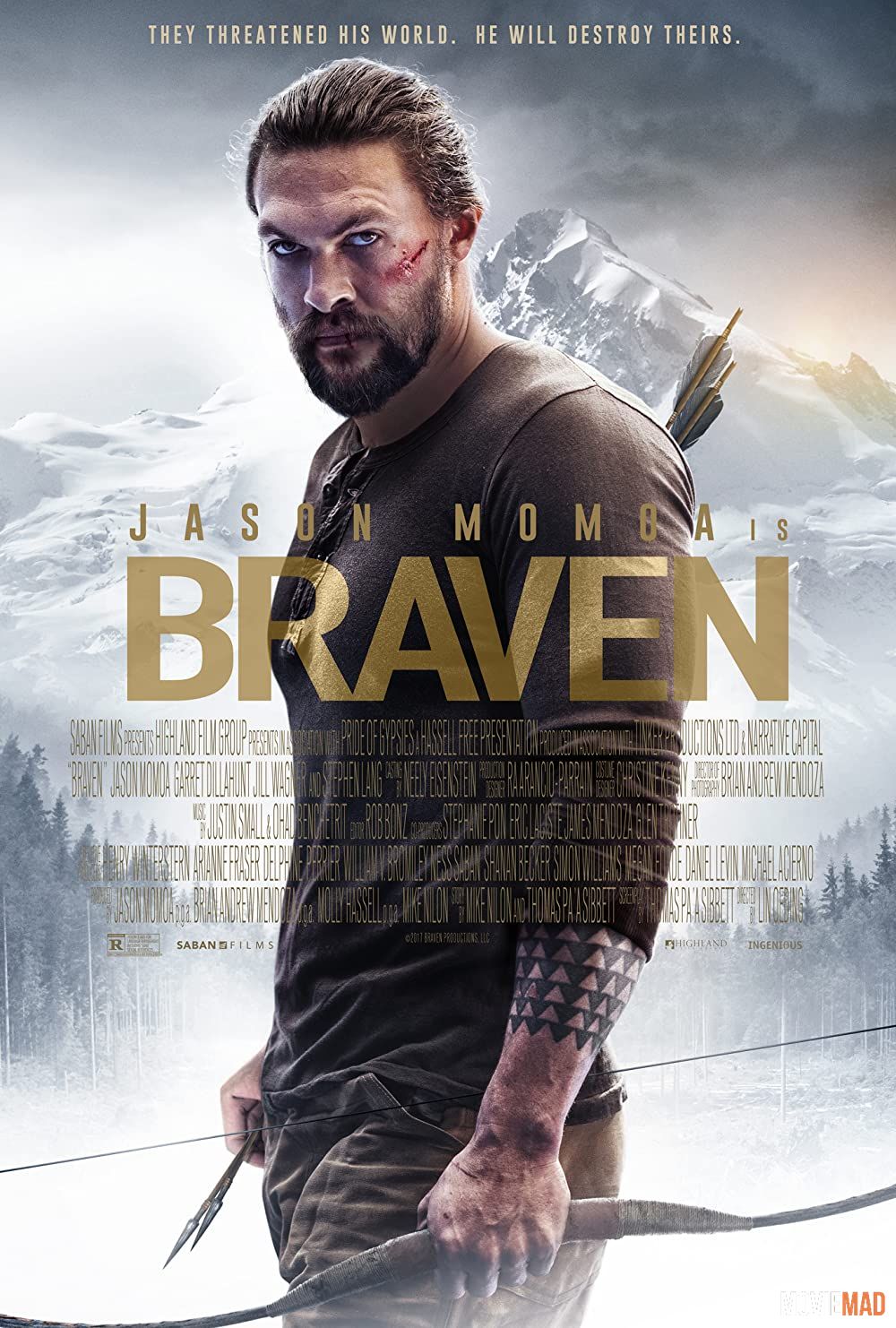 Braven (2018) Hindi Dubbed ORG BluRay Full Movie 720p 480p