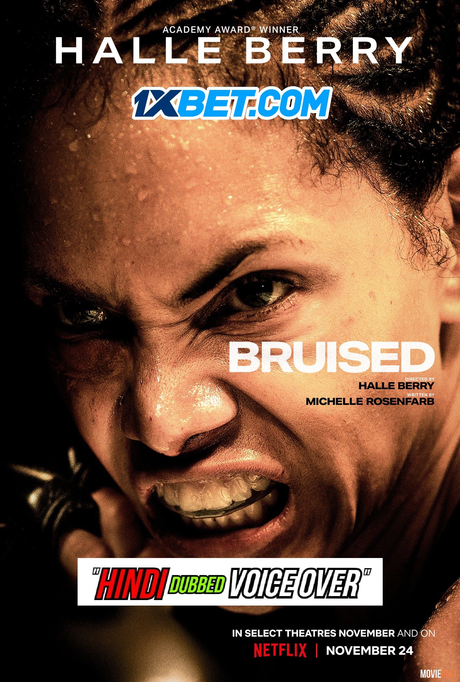 Bruised (2020) Hindi (HQ Dub) Dubbed WEBRip Full Movie 720p 480p