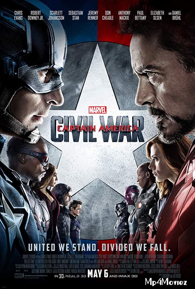 Captain America: Civil War (2016) Hindi Dubbed BluRay 720p 480p