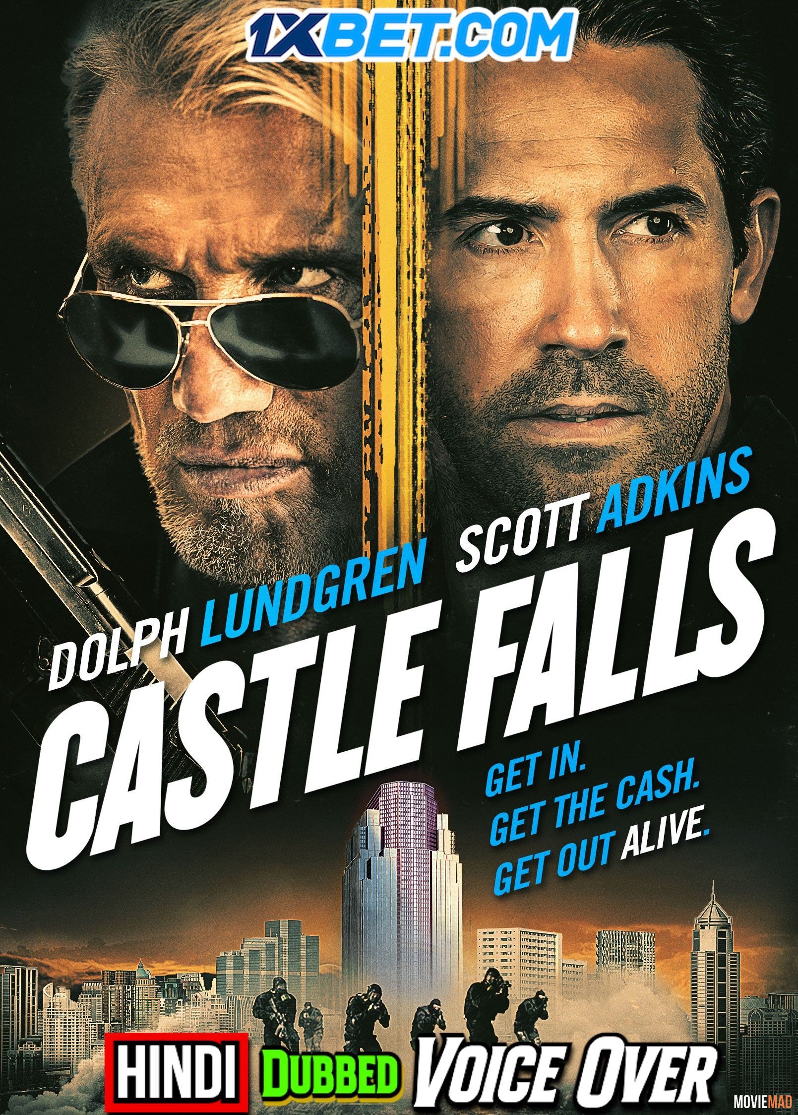 Castle Falls (2021) Hindi (HQ Dub) Dubbed WEBRip Full Movie 720p 480p