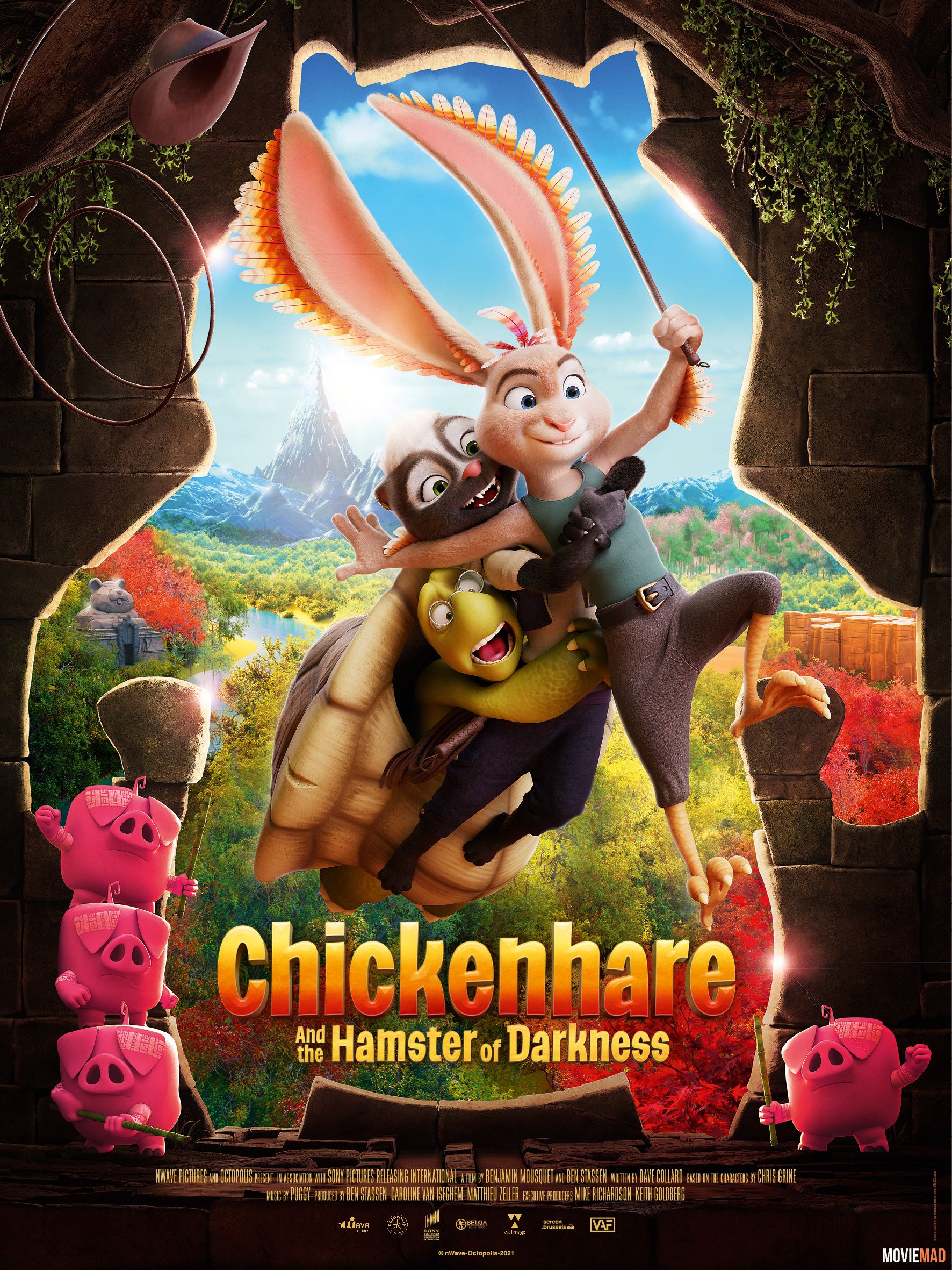 Chickenhare and the Hamster of Darkness (2022) Hindi(HQ) Dubbed HDRip Full Movie 1080p 720p 480p