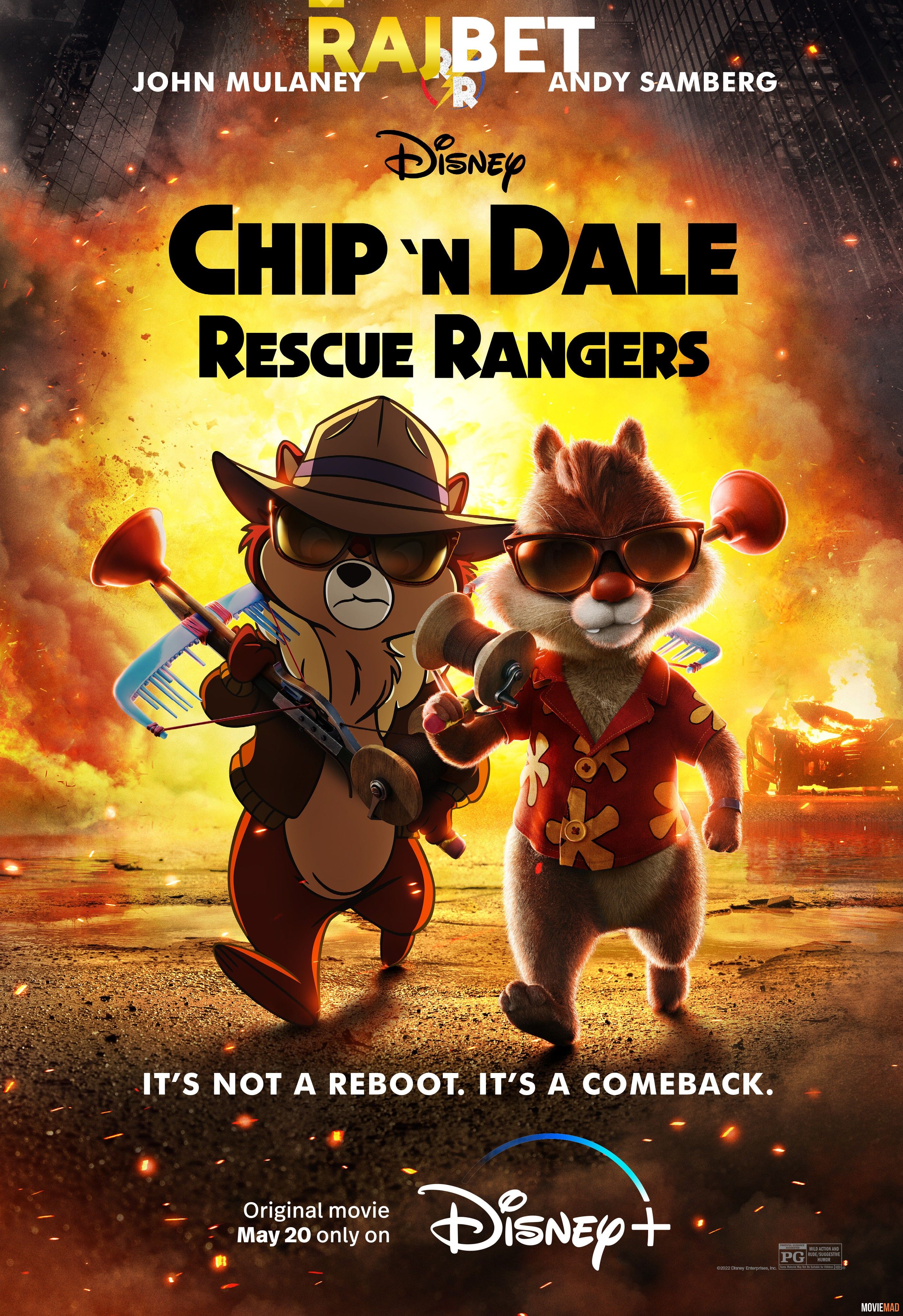 Chip n Dale Rescue Rangers (2022) Hindi (HQ Dub) Dubbed WEBRip Full Movie 720p 480p