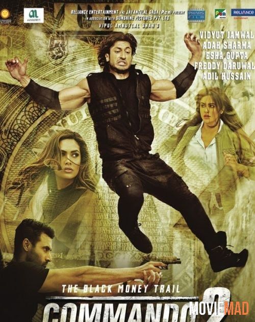 Commando 2 2017 Hindi DVDRip Full Movie 720p 480p