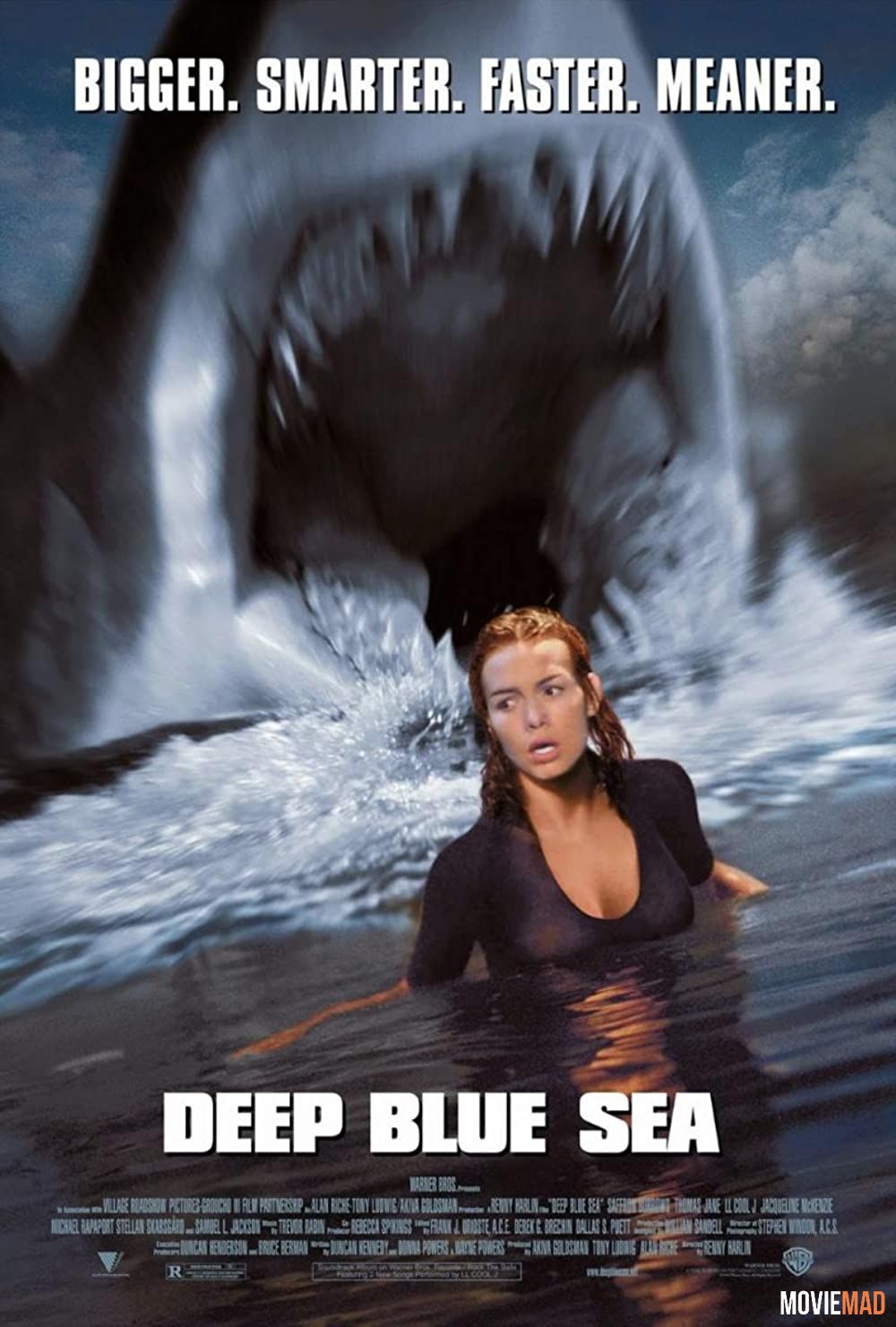 Deep Blue Sea 1999 Hindi Dubbed ORG BluRay Full Movie 720p 480p