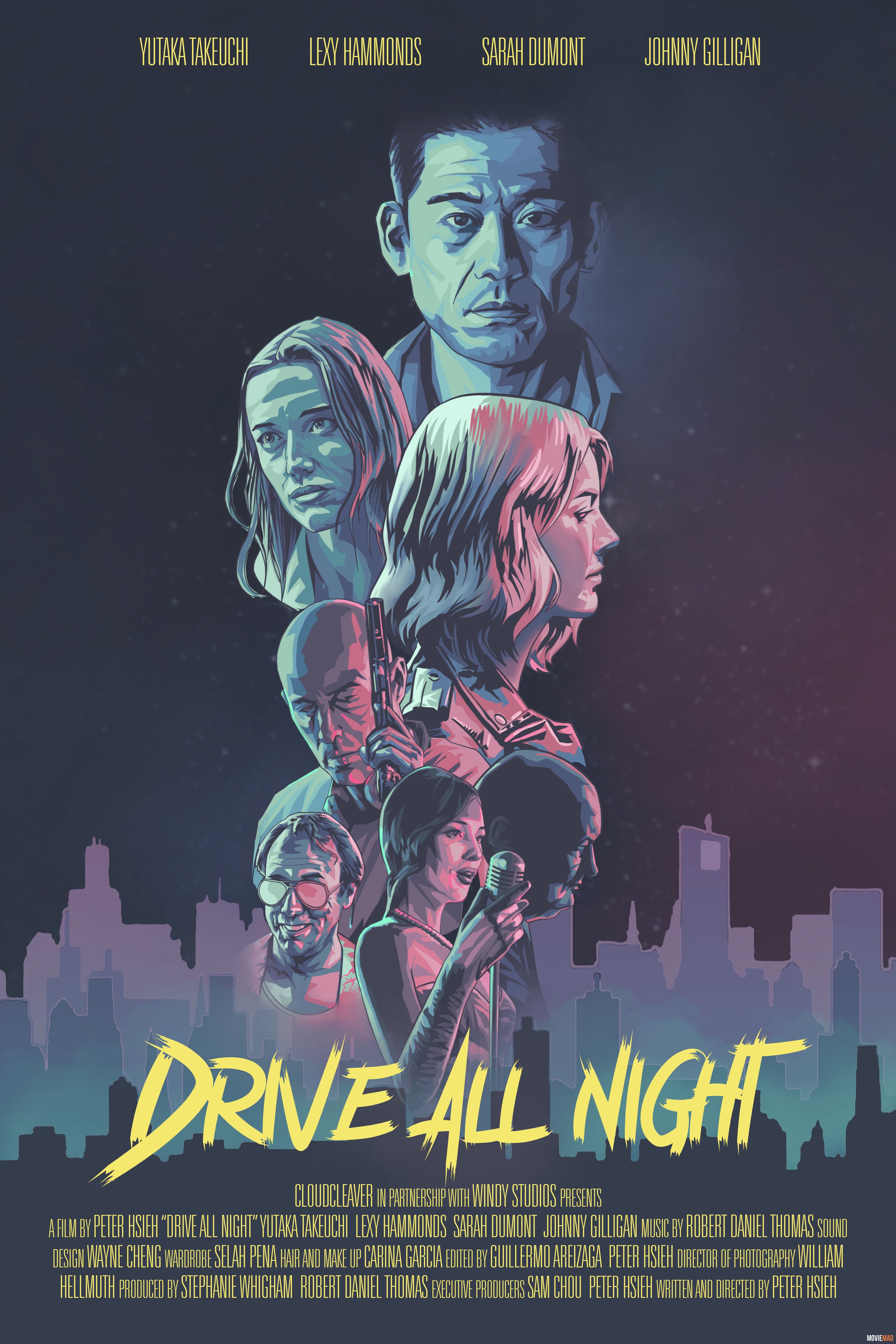 Drive All Night 2021 Telegu (Voice Over) Dubbed WEBRip Full Movie 720p 480p