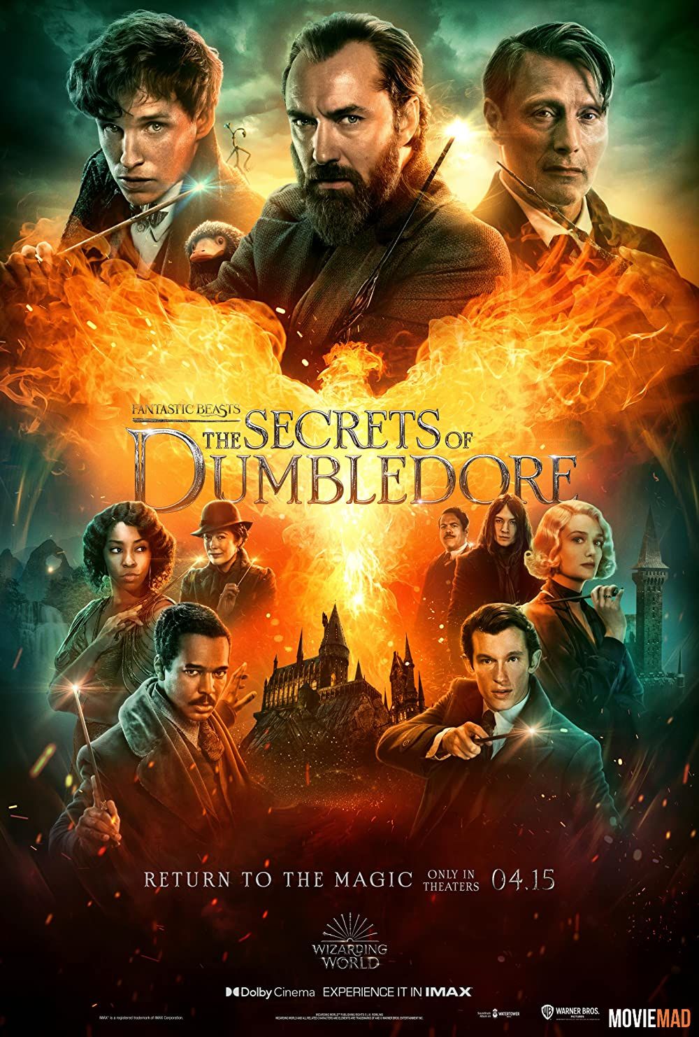 Fantastic Beasts The Secrets of Dumbledore (2022) Hindi Dubbed HDCAM Full Movie 720p 480p