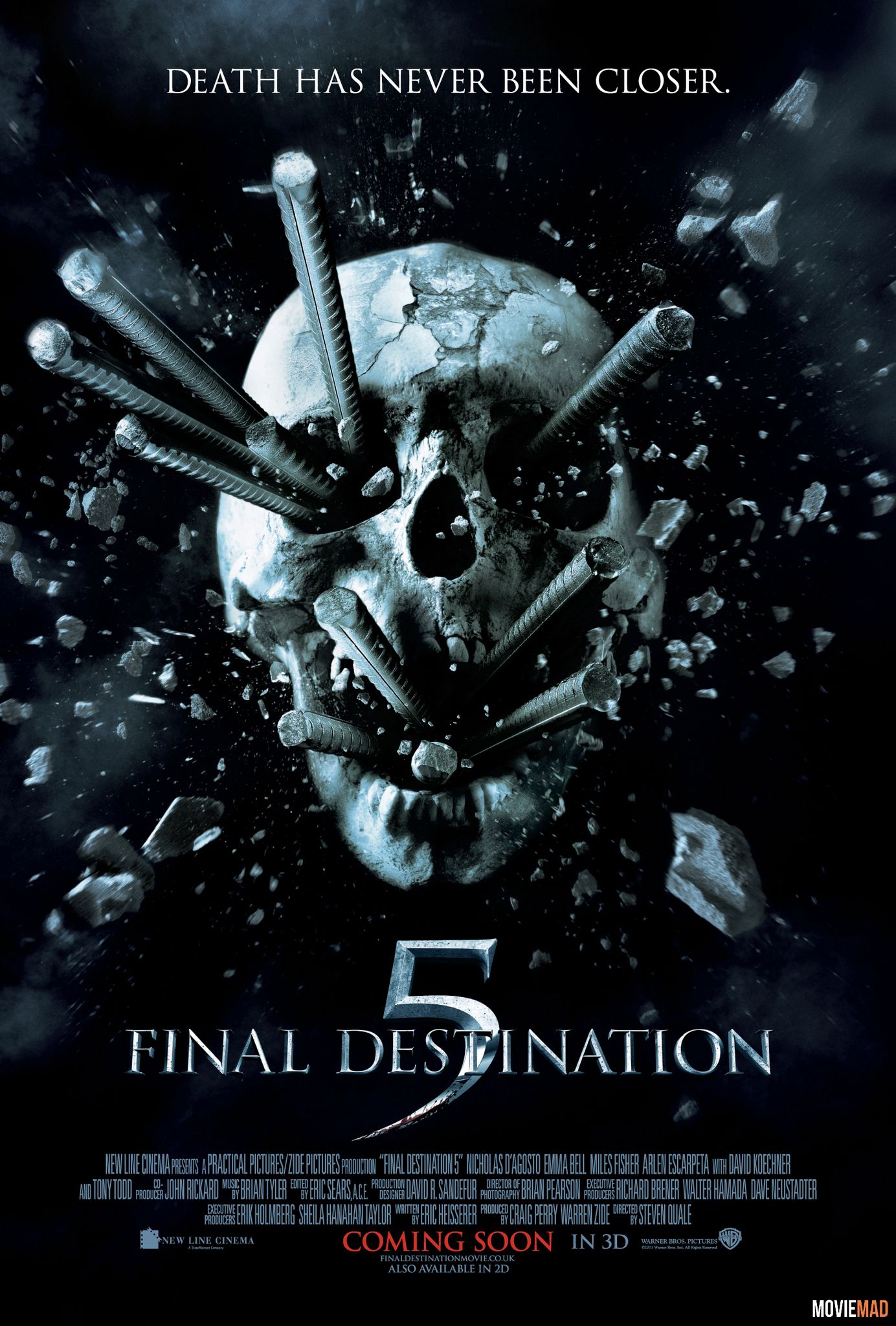 Final Destination 5 2011 BluRay Hindi Dubbed ORG x264 720p 480p