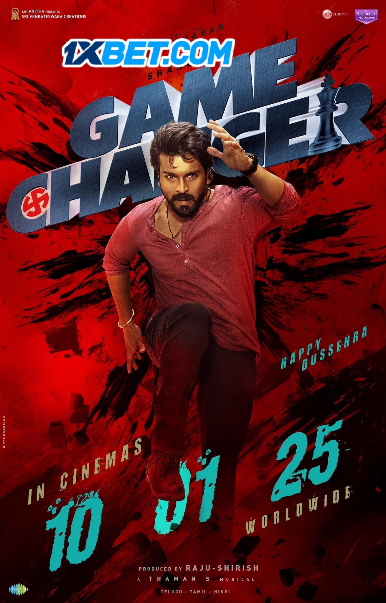 Game Changer (2024) Hindi Dubbed Full Movie pDVDRip