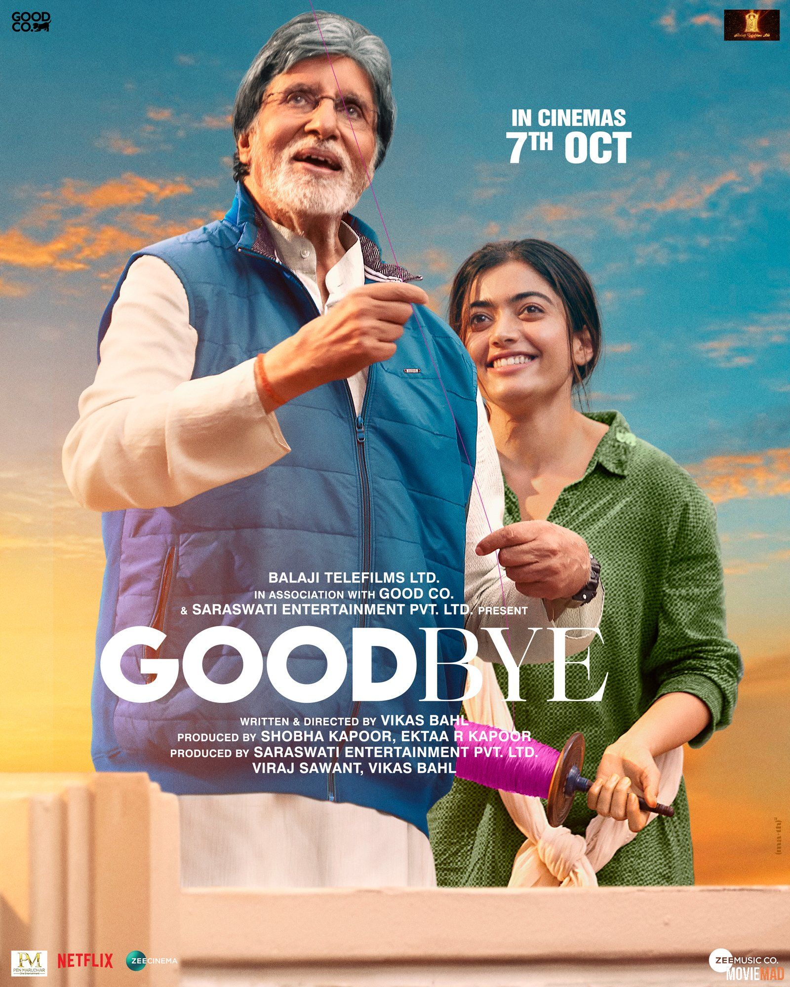 Goodbye (2022) Hindi ORG HDRip Full Movie 1080p 720p 480p