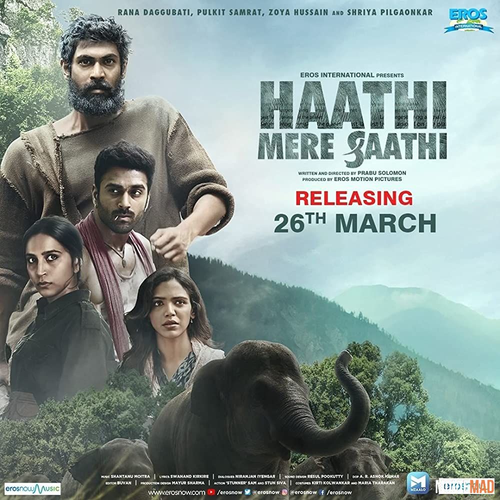 Haathi Mere Saathi 2021 Hindi EROS HDRip Full Movie 720p 480p