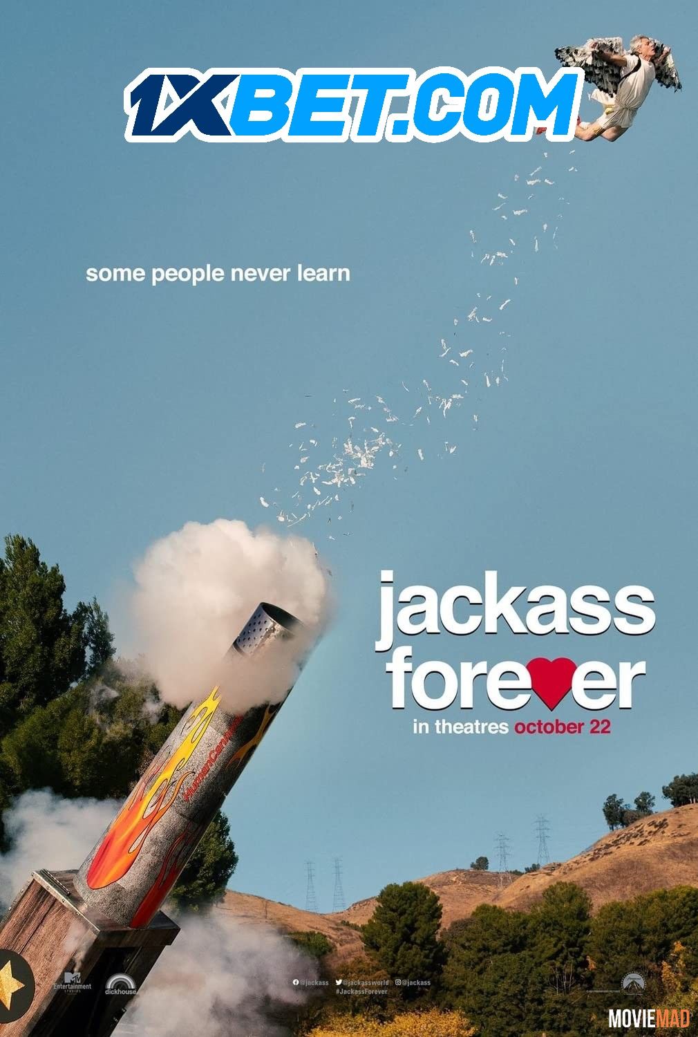 Jackass Forever (2022) Telegu (Voice Over) Dubbed CAMRip Full Movie 720p 480p