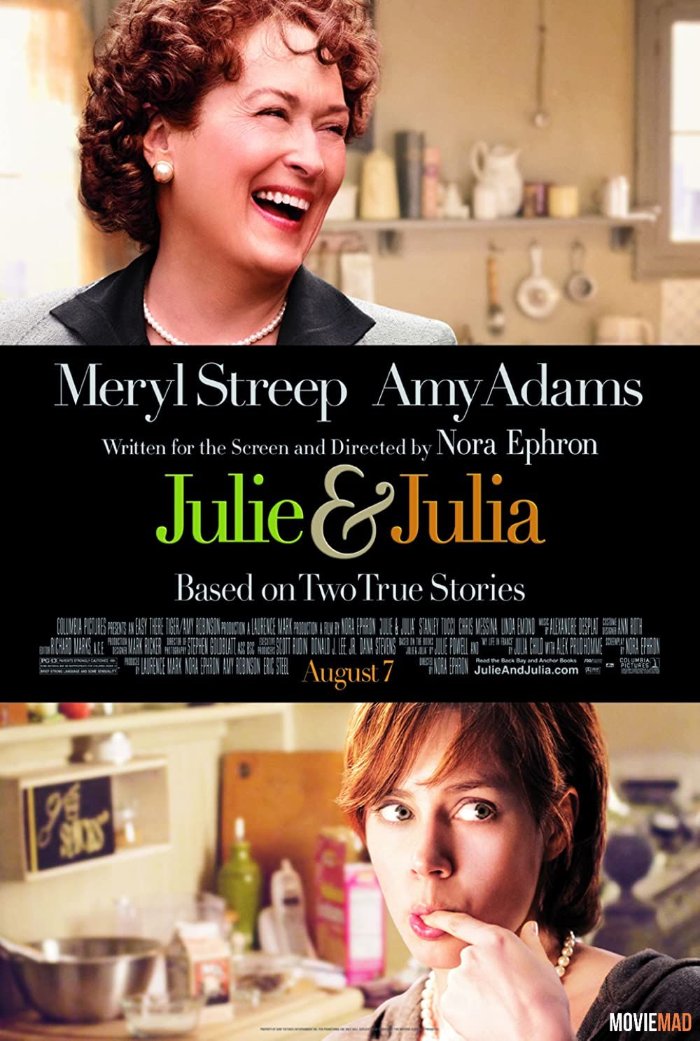 Julie and Julia (2009) Hindi Dubbed ORG BluRay Full Movie 720p 480p