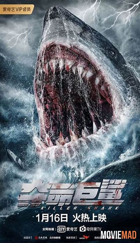 Killer Shark (2021) Hindi Dubbed ORG WEB DL Full Movie 1080p 720p 480p