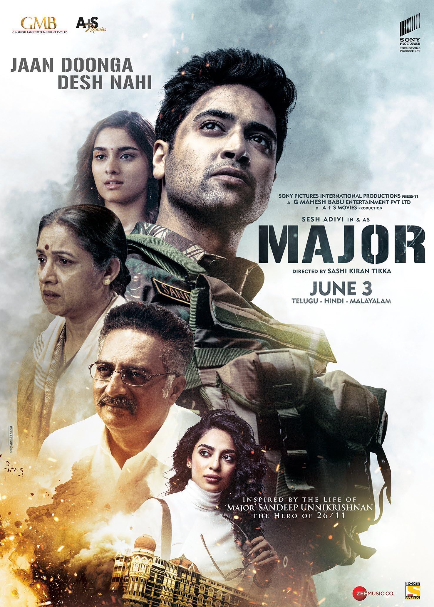 Major (2022) Hindi ORG Dubbed Full Movie HDRip