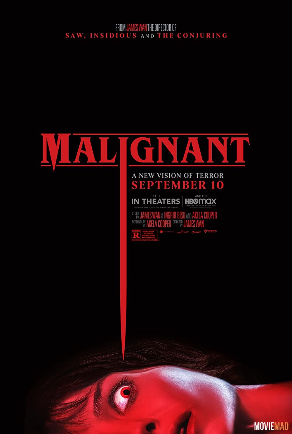 Malignant 2021 Hindi Dubbed ORG HBO MAX WEB DL Full Movie 1080p 720p 480p