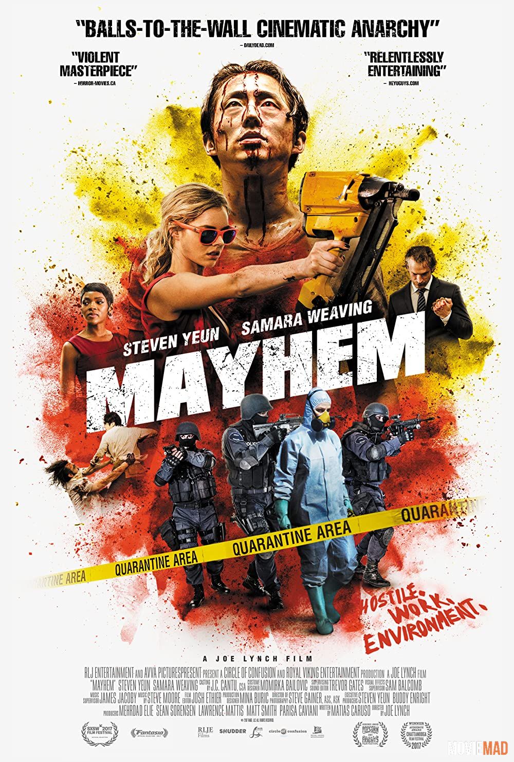 Mayhem (2017) Hindi Dubbed ORG BluRay Full Movie 720p 480p