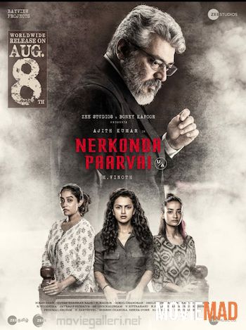 Nerkonda Paarvai 2019 UNCUT Hindi Dubbed HDRip Full Movie 720p 480p