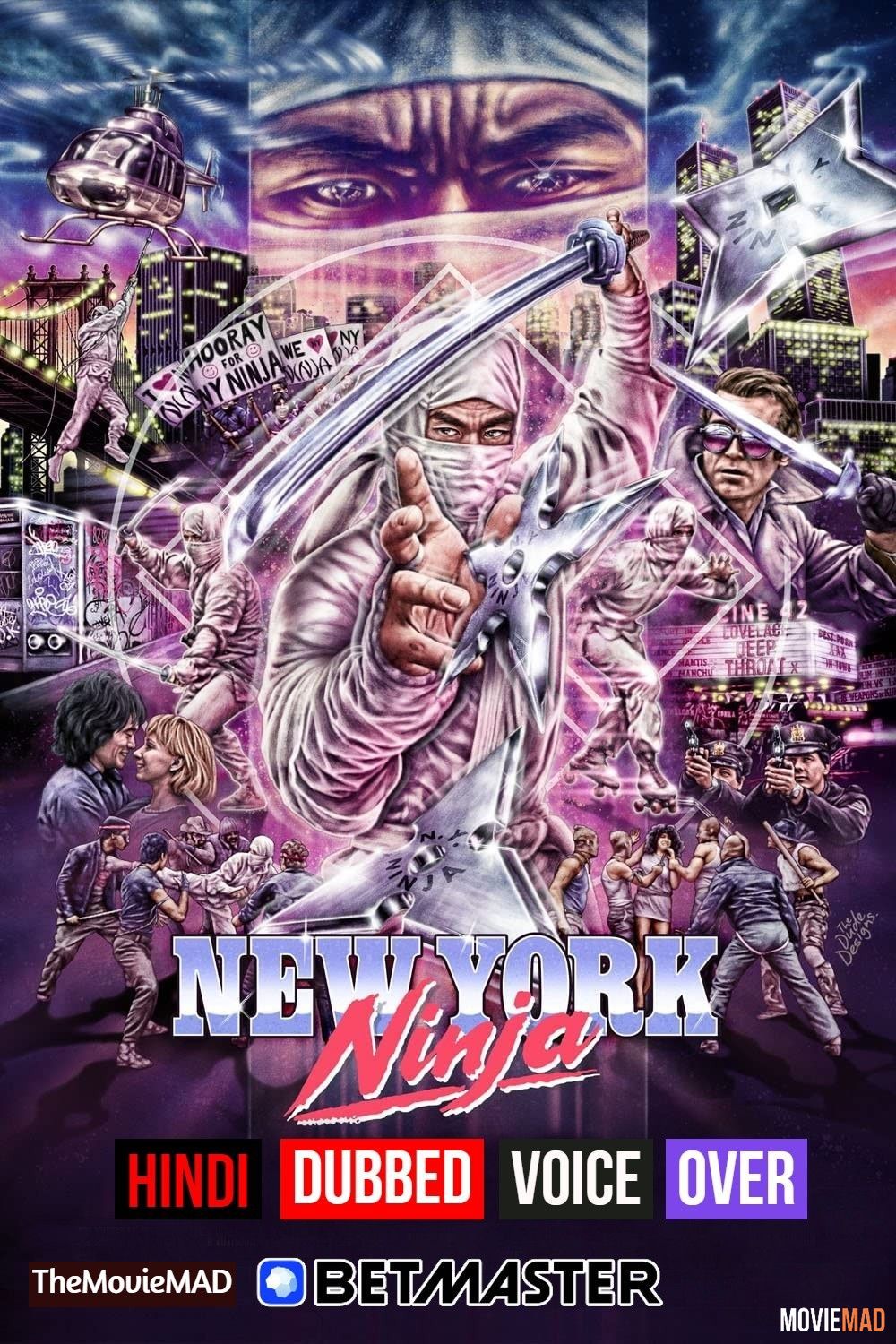 New York Ninja (2021) Hindi (Fan Dub) Dubbed BluRay Full Movie 720p 480p