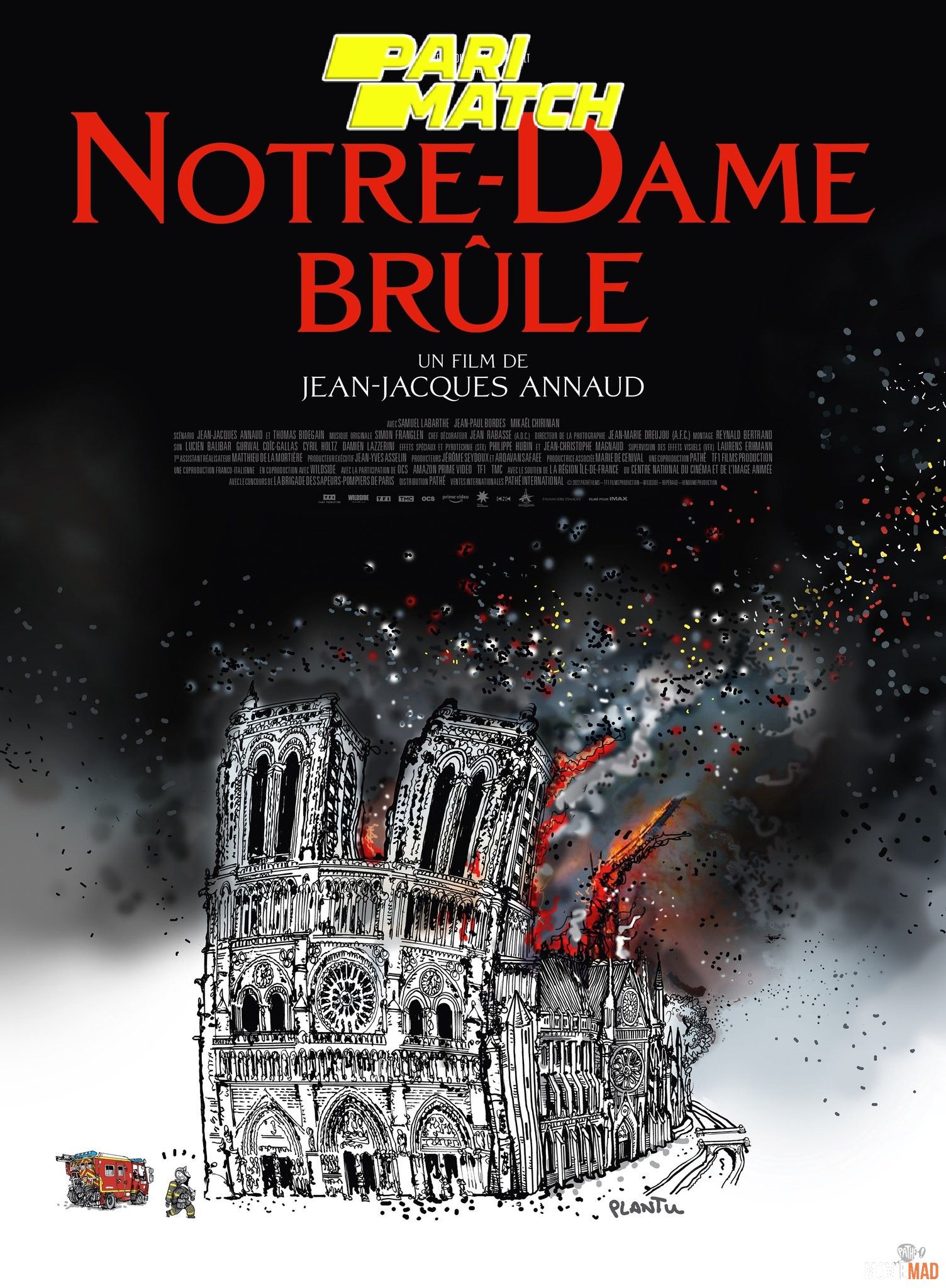 Notre-Dame brule 2022 Hindi (Voice Over) Dubbed CAMRip Full Movie 720p 480p