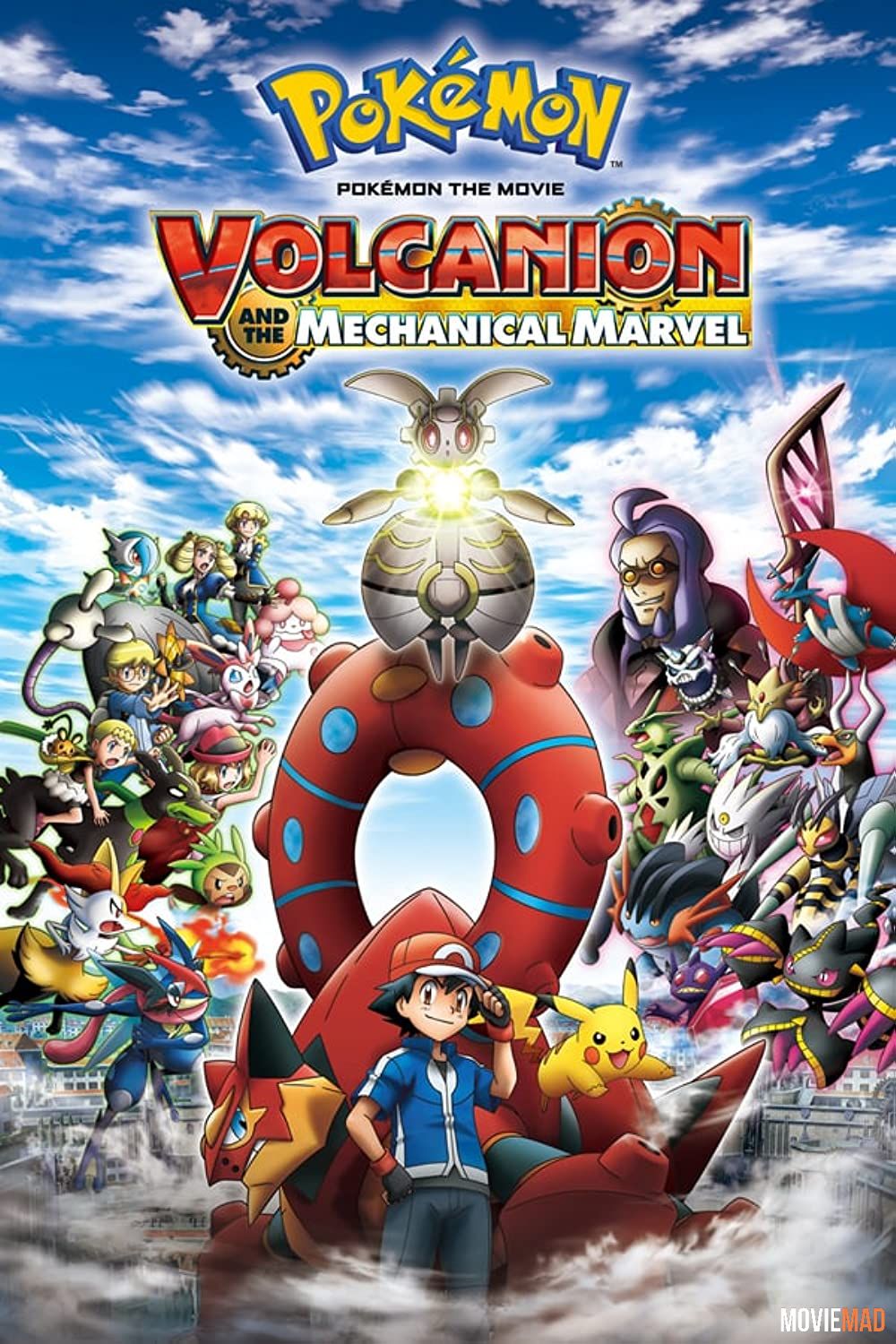 Pokemon the Movie Volcanion and the Mechanical Marvel (2016) Hindi Dubbed ORG HDRip Full Movie 1080p 720p 480p