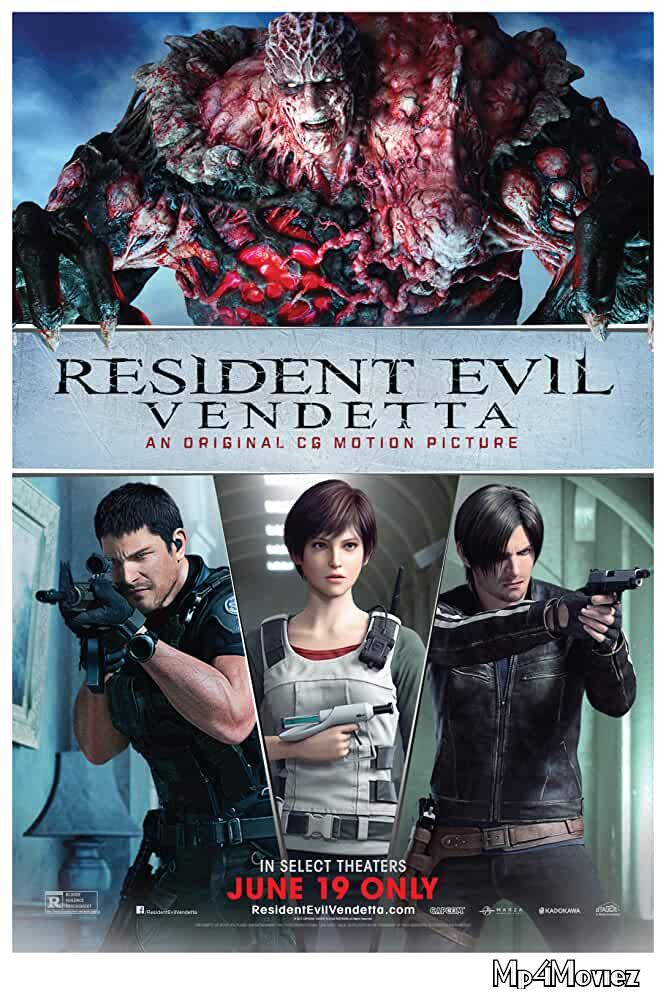 Resident Evil: Vendetta 2017 Hindi Dubbed BluRay Full Movie 720p 480p