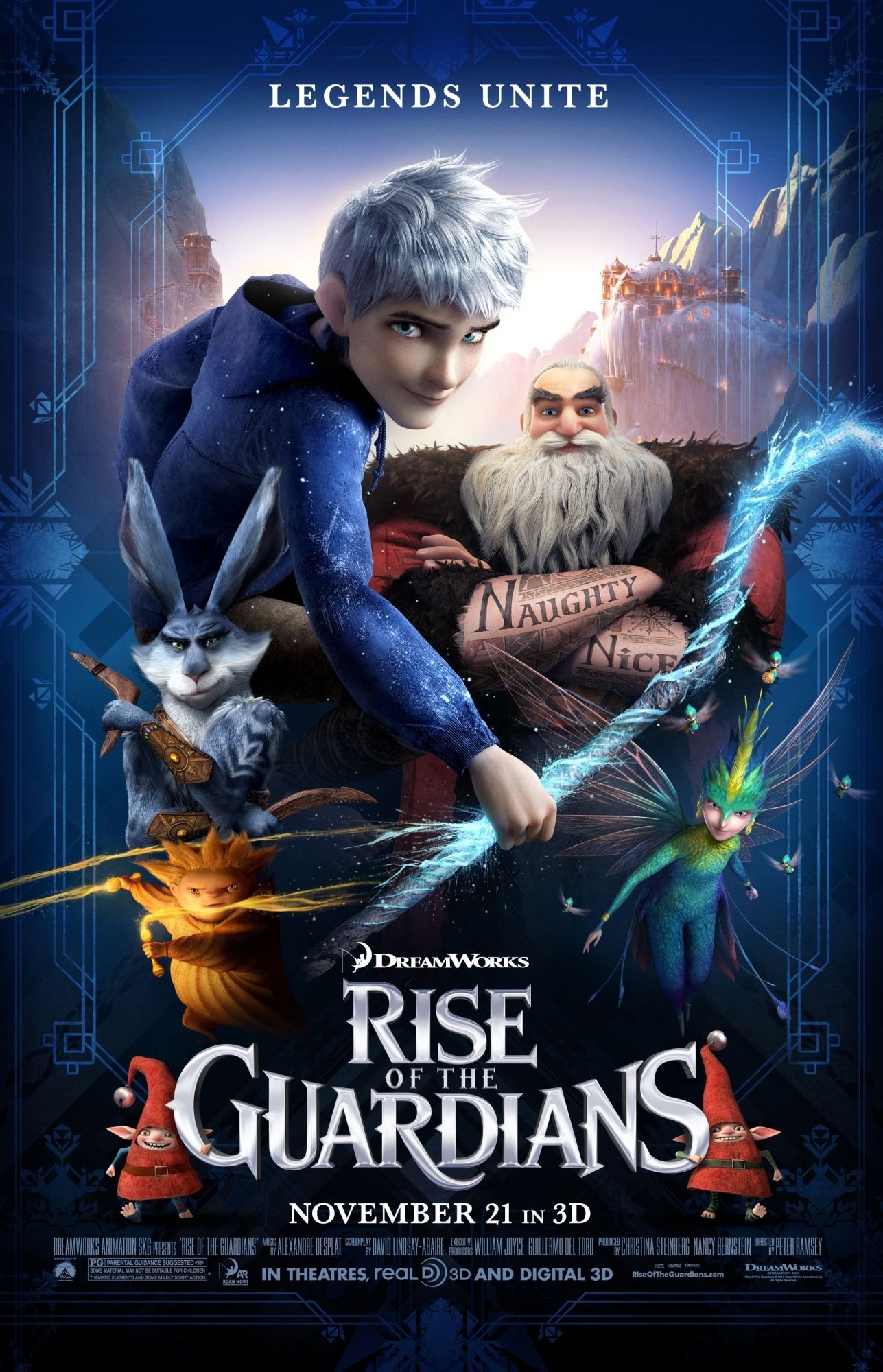 Rise of the Guardians (2012) Hindi Dubbed BluRay