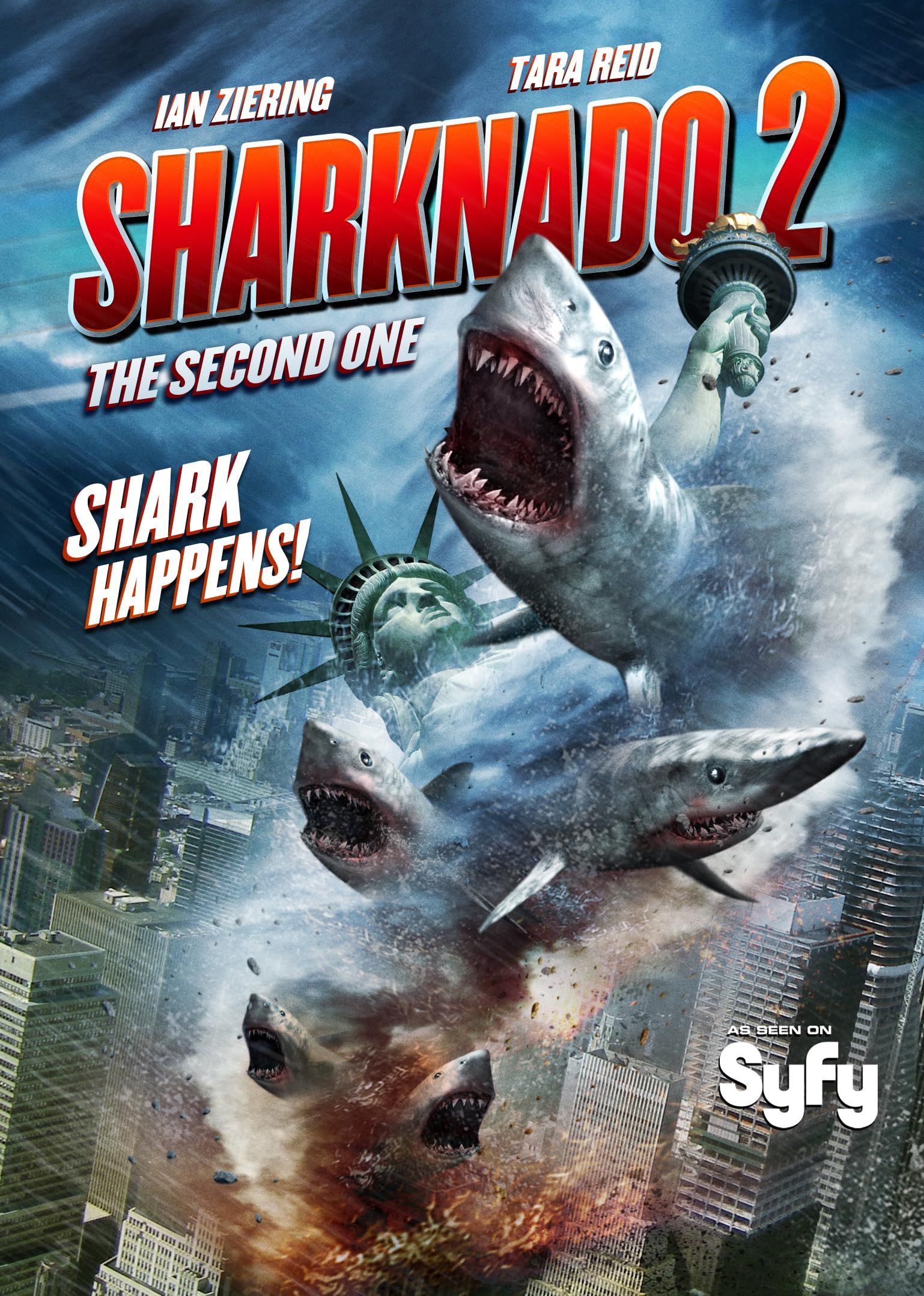 Sharknado 2: The Second One (2014) EXTENDED Hindi Dubbed ORG Full Movie BluRay