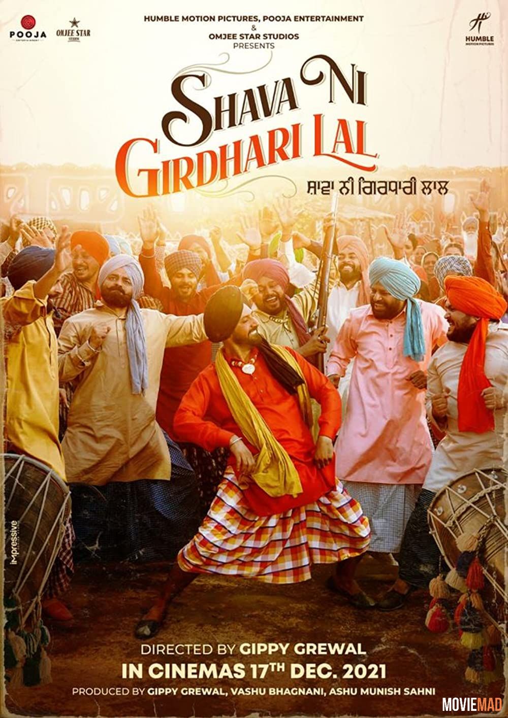 Shava Ni Girdhari Lal 2021 Punjabi AMZN HDRip Full Movie 720p 480p