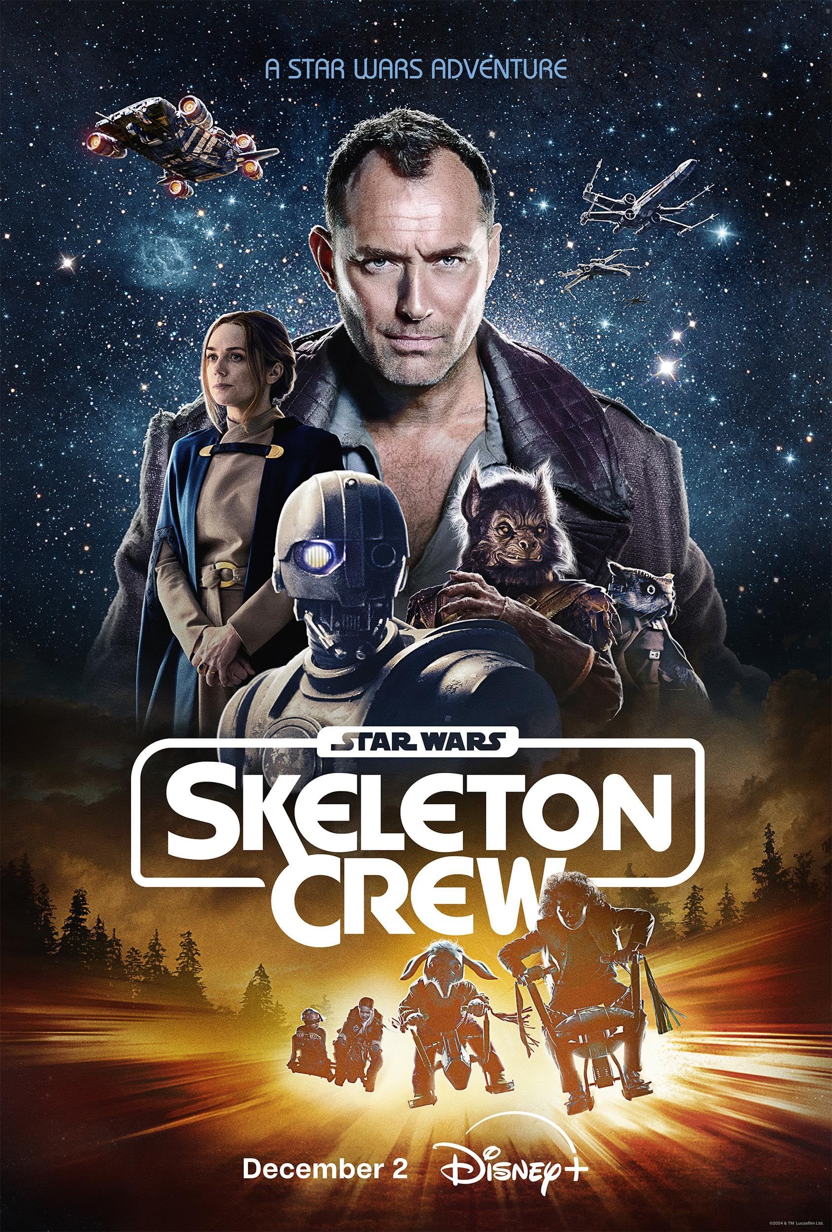 Star Wars Skeleton Crew (Season 1) (Episode 5 ADDED) (2024) Hindi Dubbed DSPN Series HDRip