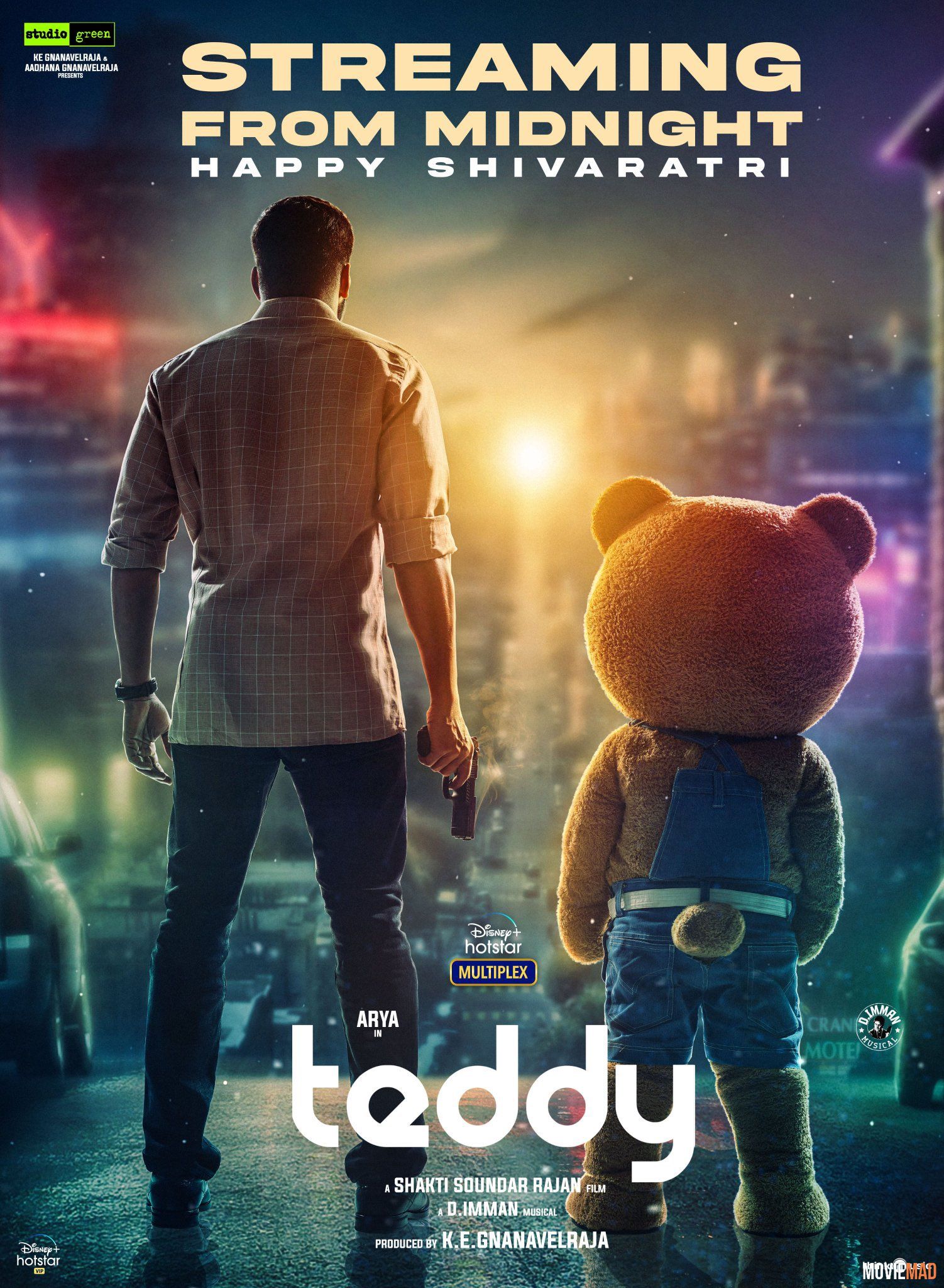 Teddy 2021 Hindi (Voice Over) Dubbed HDRip Full Movie 720p 480p