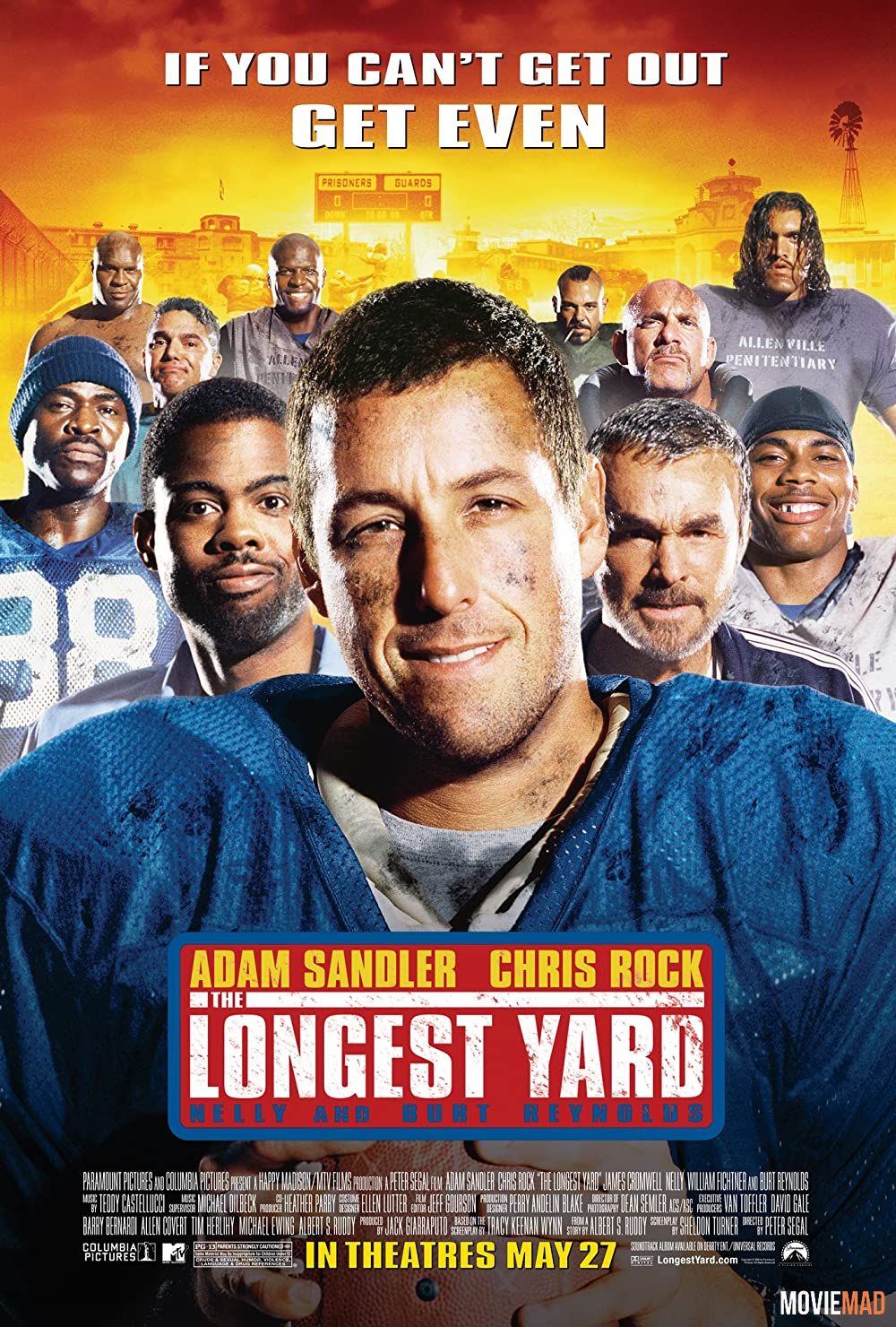 The Longest Yard 2005 Hindi Dubbed BluRay Full Movie 720p 480p