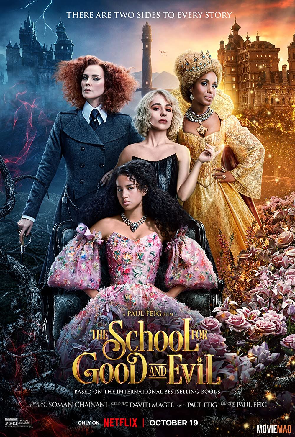 The School for Good and Evil (2022) Hindi Dubbed HDRip Full Movie 720p 480p