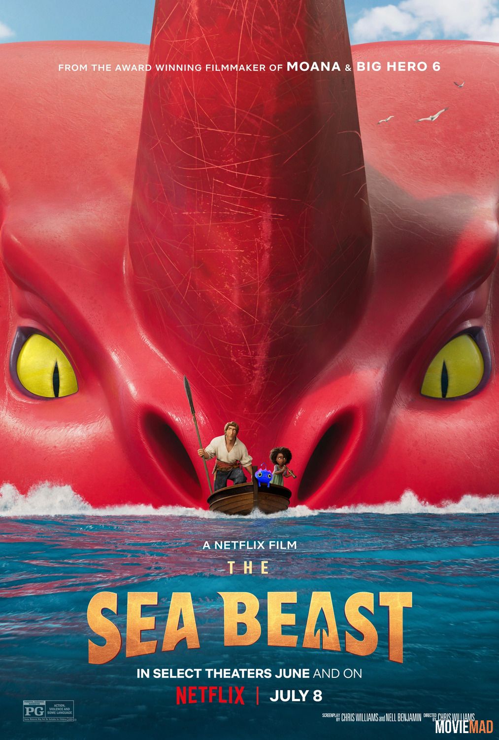 The Sea Beast (2022) Hindi Dubbed ORG NF HDRip Full Movie 720p 480p