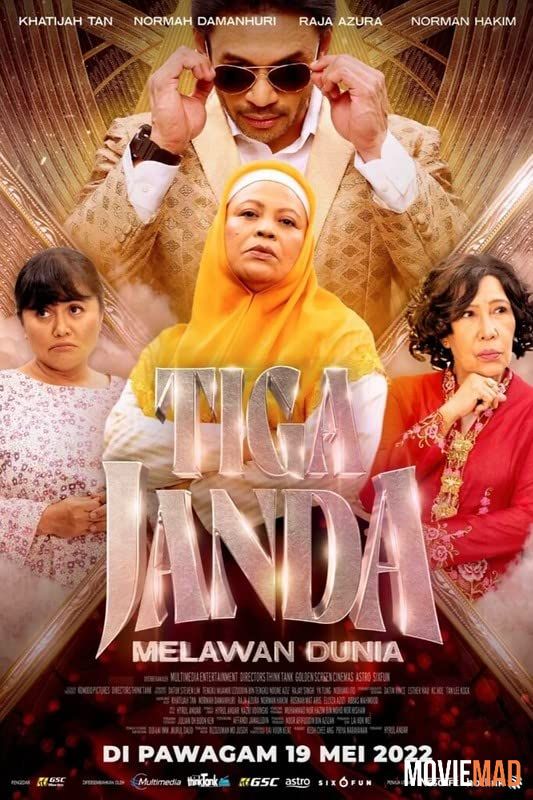 Tiga Janda Melawan Dunia 2022 Hindi (Voice Over) Dubbed WEBRip Full Movie 720p 480p